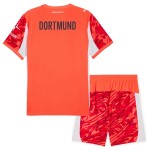 Günstige Fußballtrikots Borussia Dortmund Torwart Kinder 2025-26 Rote Kurzarm
